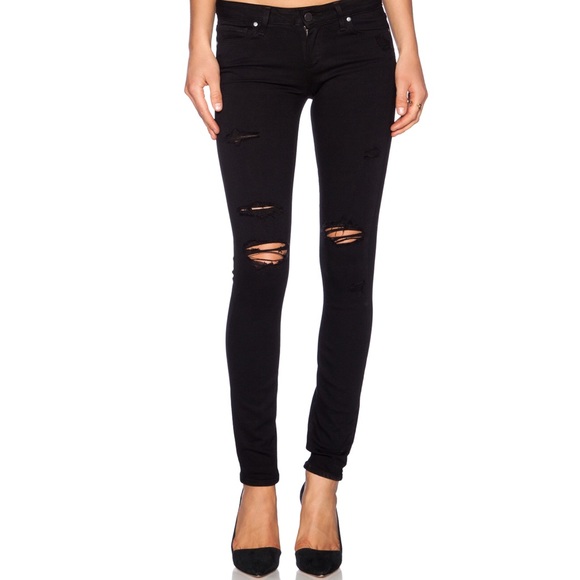 PAIGE Denim - Paige Verdugo Ultra Skinny Destroyed Jeans